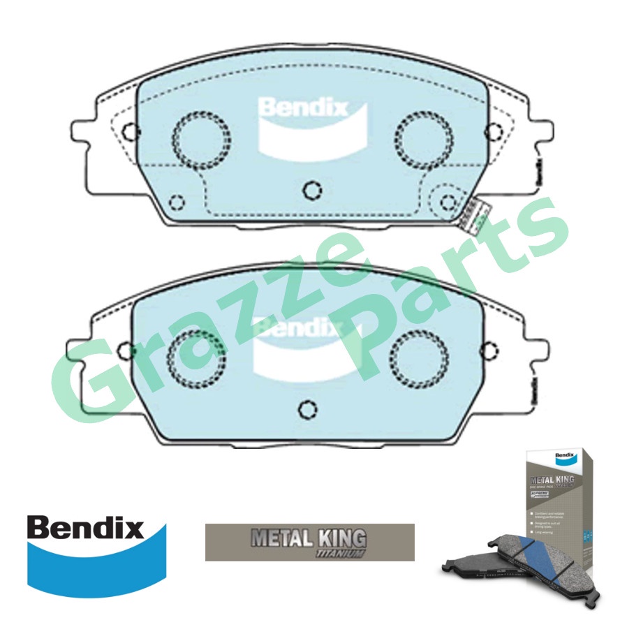 Bendix Metal King Brake Pad Front DB1452 Honda Civic Type R (EP3