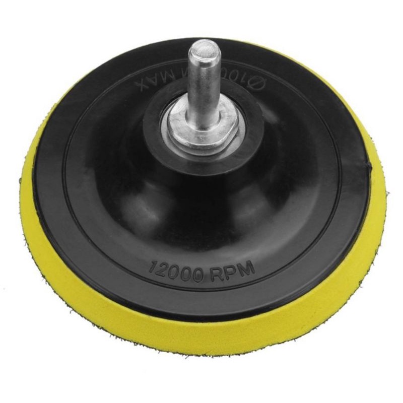 5 inch Sticky Backing Pad Car Polish Polishing Burnishing Grinders For M10 Thread Surface Dirt