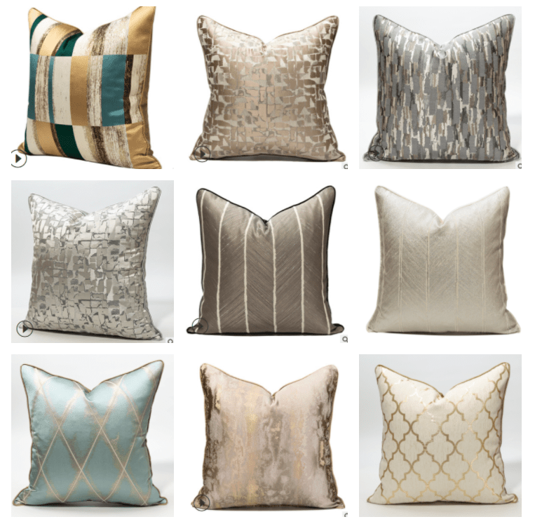 Sofa Cushion Cover Square Throw Pillow Case 60x60 50x50 45x45 30x50cm