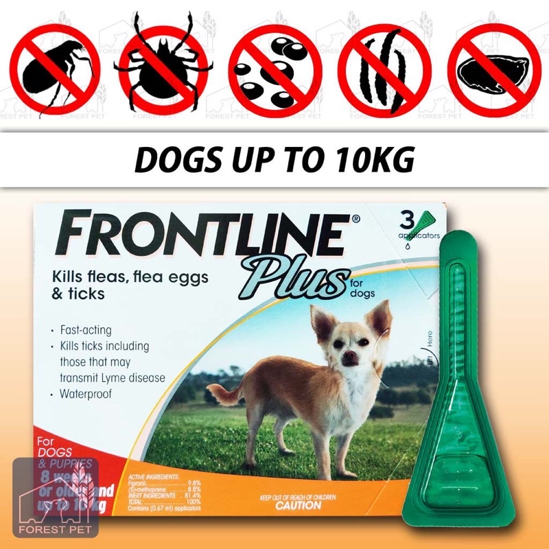 Frontline PLUS DOG UP TO 10KG/DOG Flea Medicine Shopee Malaysia