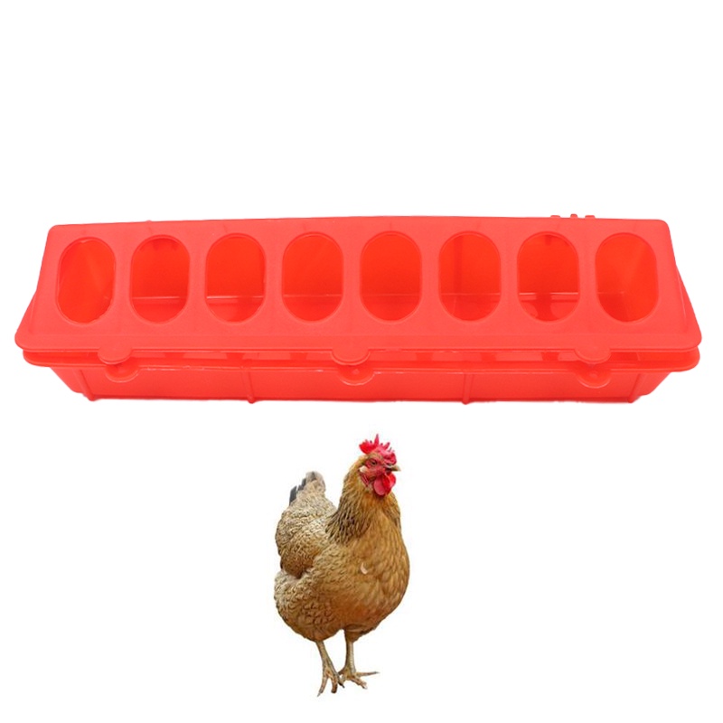 【Ready stock】1 Pcs Plastic FlipTop Poultry Ground Feeder Chicken
