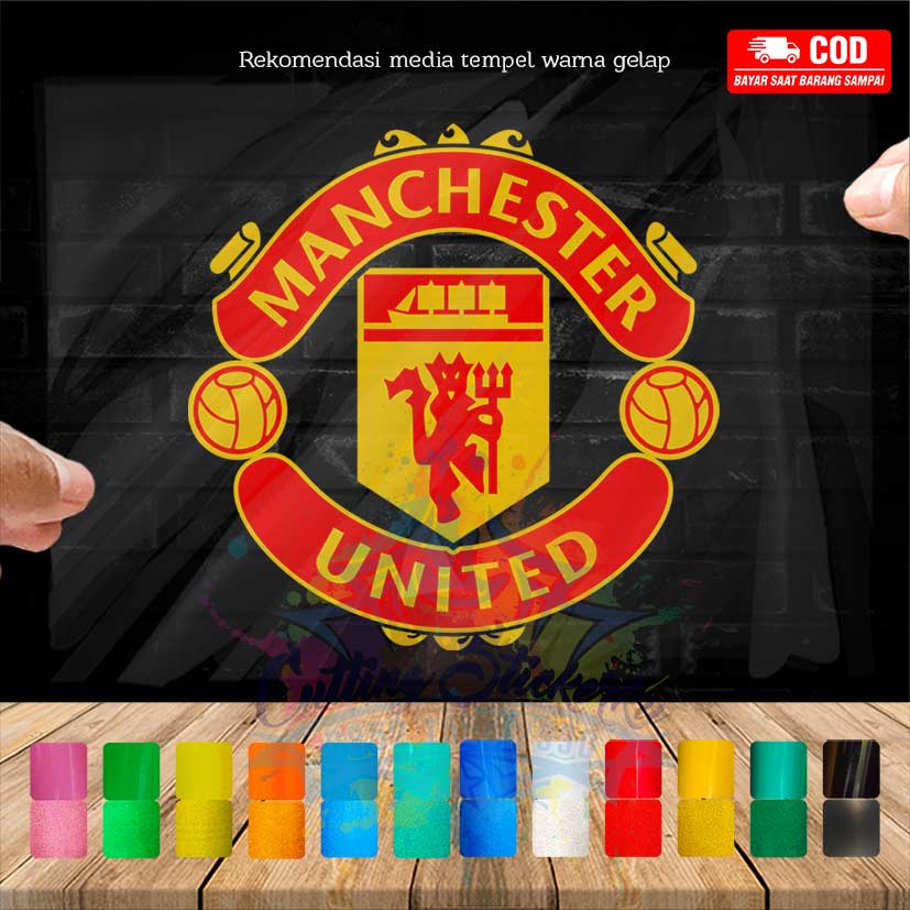 Cutting Sticker Manchester United Custom Board Aesthetic Motor Thank
