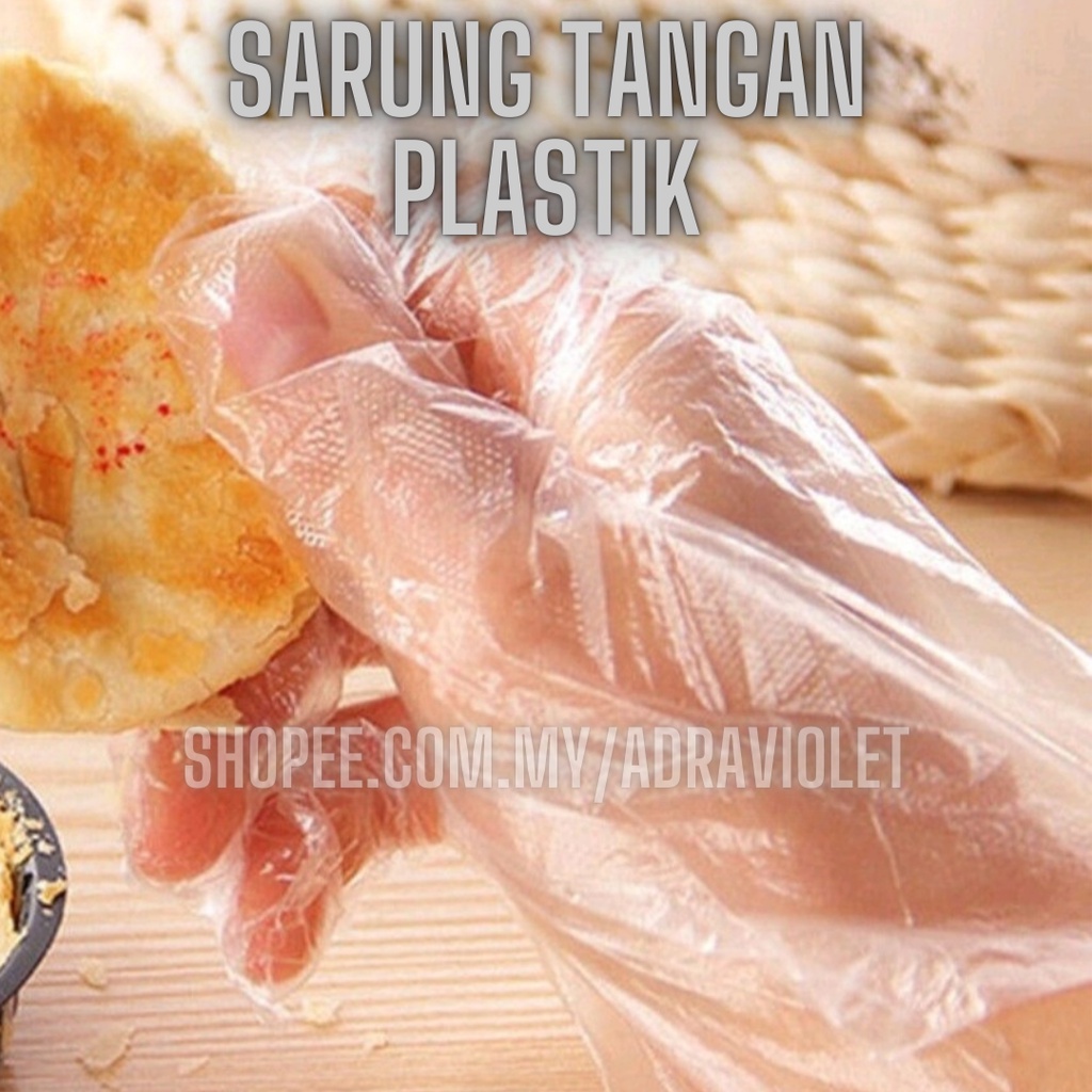 Sarung Tangan Plastik Serbaguna Untuk Proses Makanan Berkebun