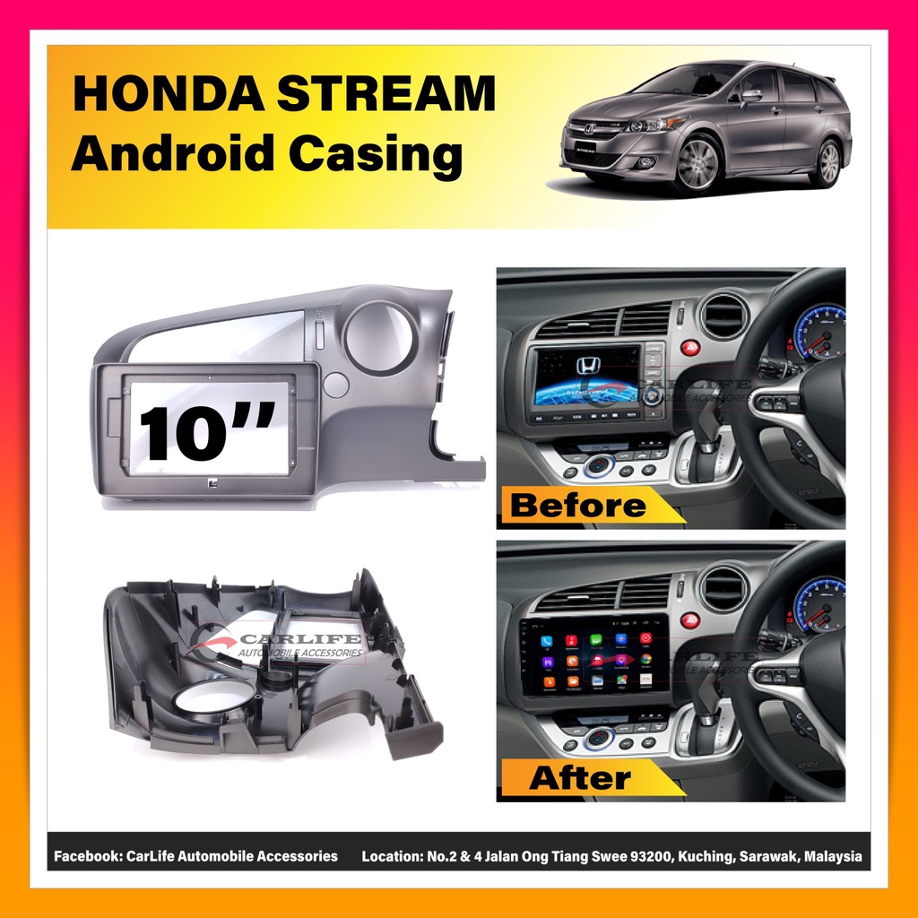 Honda Stream 10" Android Casing Shopee Malaysia