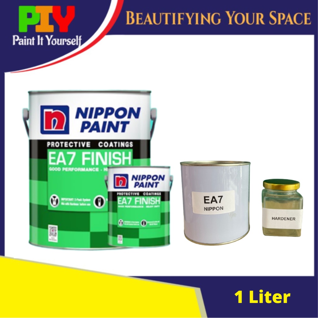 Nippon Paint EA7 Finish Floor paint (Self Packed) Cat Epoxy Cat Lantai
