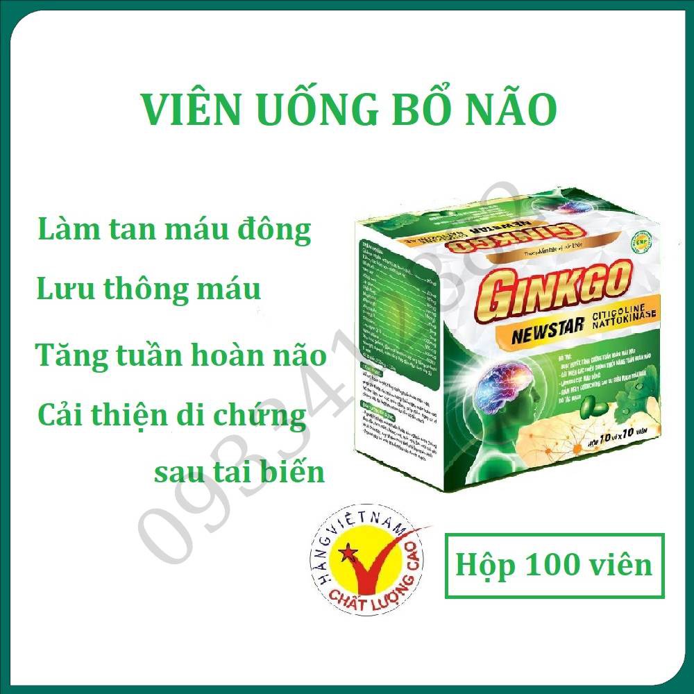 Ginkgo Newstar Brain Tonic Tablets Contain Ginkgo biloba To Help