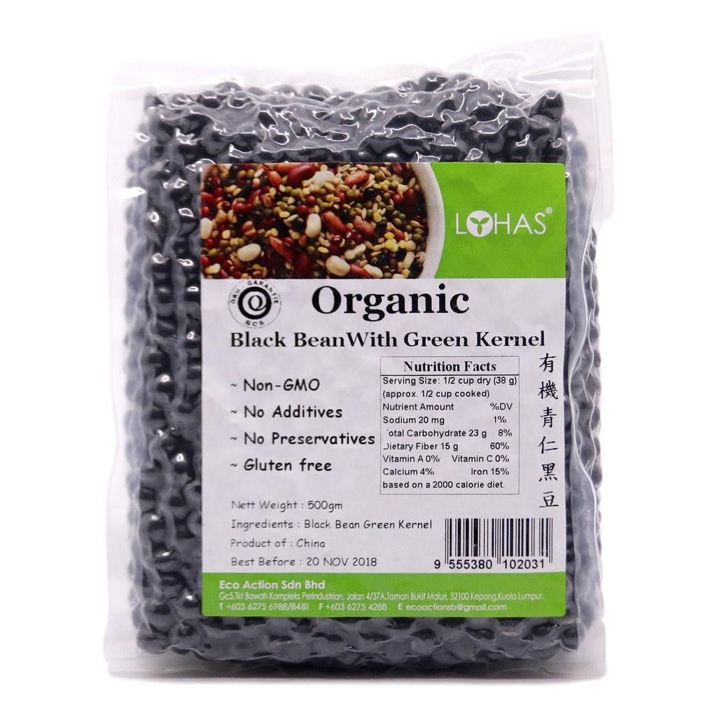 Lohas Organic Black Bean With Green Kernel 有机青仁黑豆 500G Shopee Malaysia