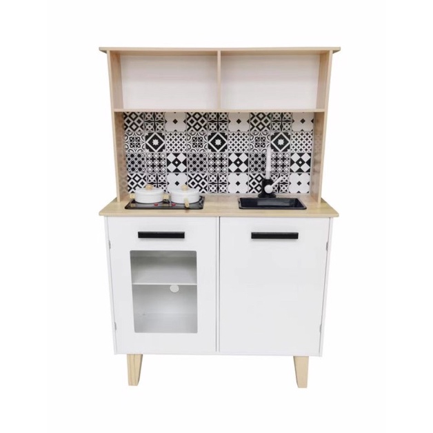 Ikea Kitchen Playset H109cm Full Set Big European Wooden Kitchen Playset Kids Pretend Play Set