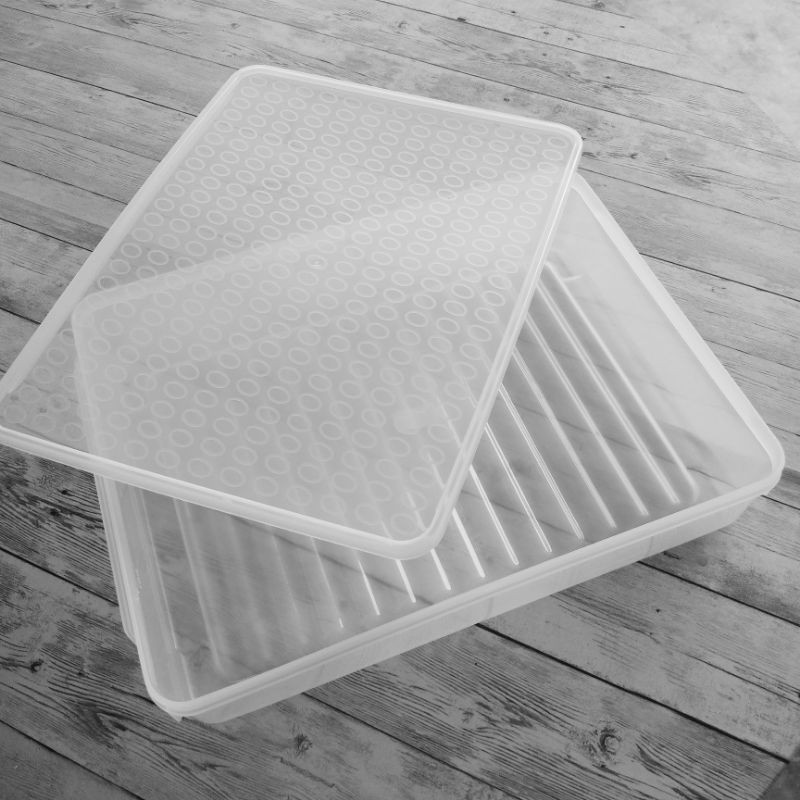 Transparent multifunctional storage box Refrigerator Fruit Vegetable Storage Box Freezer Box透明多