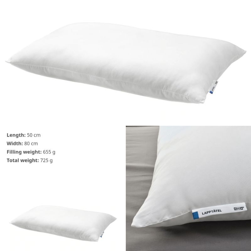 💯IKEA.my Pillow 50x80cm, 1pc HAMPDAN / LAPPTÅTEL / VILDKORN