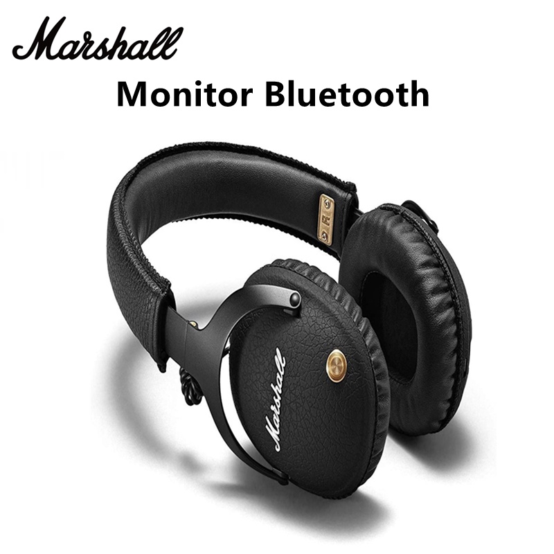Marshall Monitor Bluetooth headphones OverEar Wired Headset Mic Remote