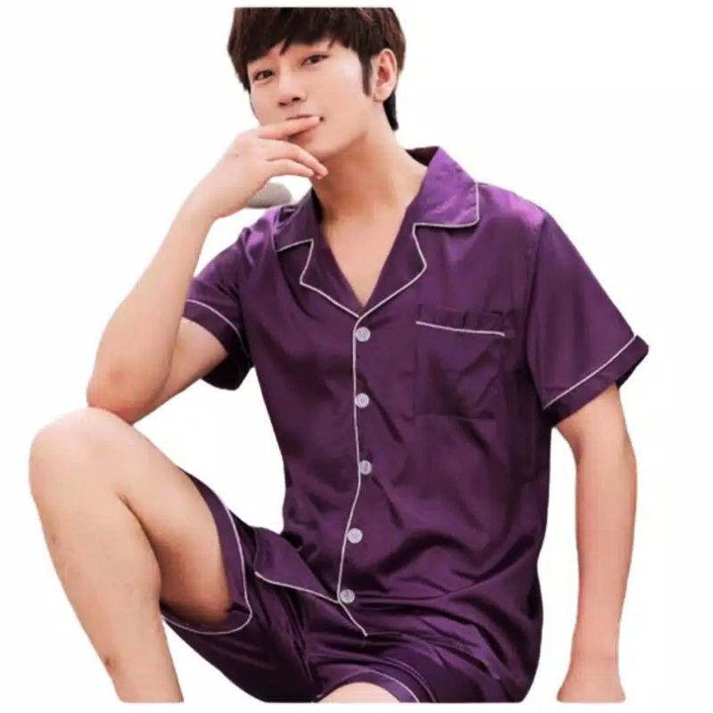 【Ready Stock】 【health】 Piyama Guys Men Men / Man Pajamas Nightgowns Piyama Clothes Shopee Malaysia