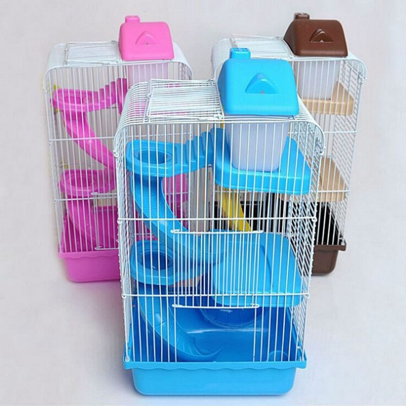 🔥Ready Stock🔥3Tier Portable Travel Cage for Small Animals, Dwarf