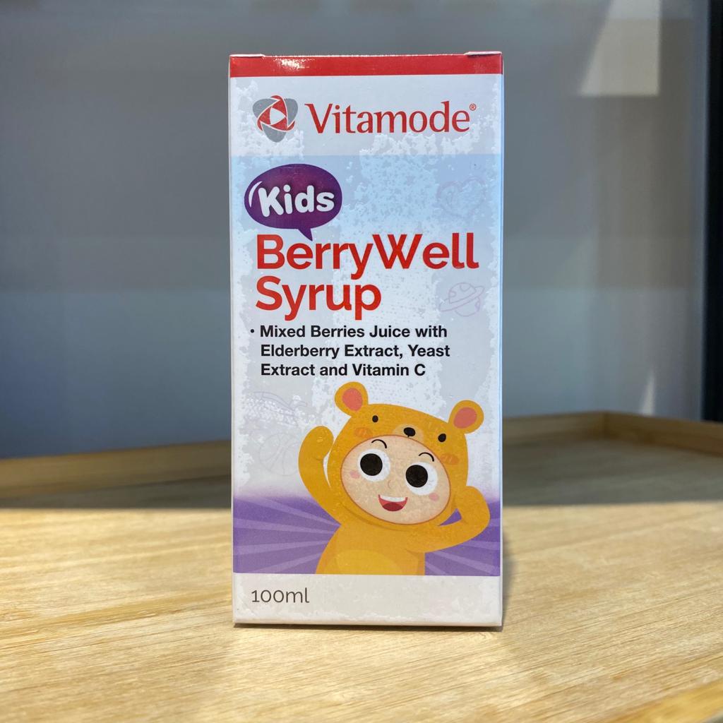Vitamode Kids BerryWell Syrup 100ml Vitamin C with Mixed Berries Juice