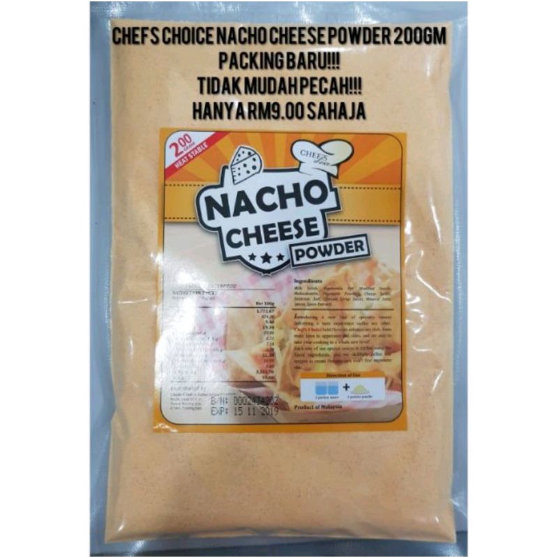 Chefs Choice Nacho Cheese Powder 200gm (Original Kerry Cheese Powder