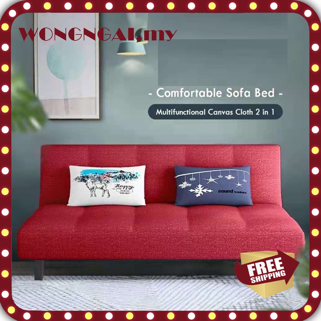 (READY STOCK) WONGNGAI 2 Seater or 3 Seater or 4 Seater Foldable Sofa