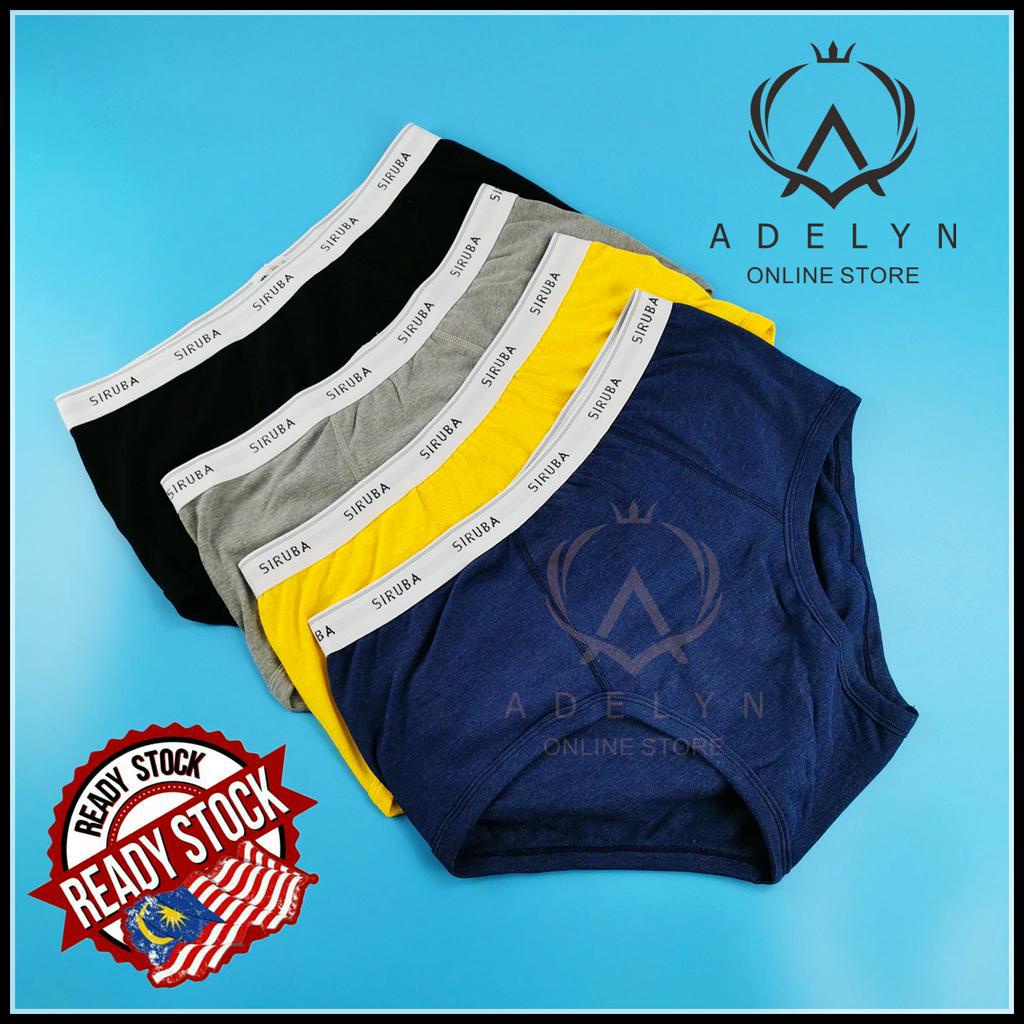 HIGH QUALITY MEN'S BRIEFS PLAIN UNDERWEAR COTTON AW1 MXXL / SELUAR DALAM LELAKI COTTON Shopee