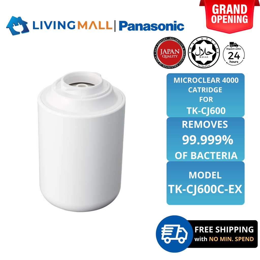 Panasonic TKCJ600C Faucet Water Purifier Long Lasting MicroClear4000