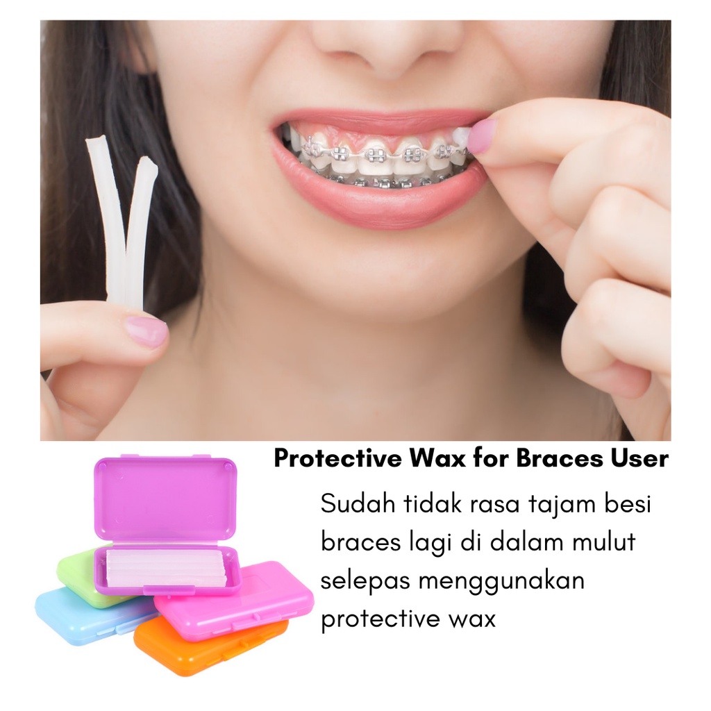Orthodontic Wax For Braces User in Original Flavor and White Ulser Besi