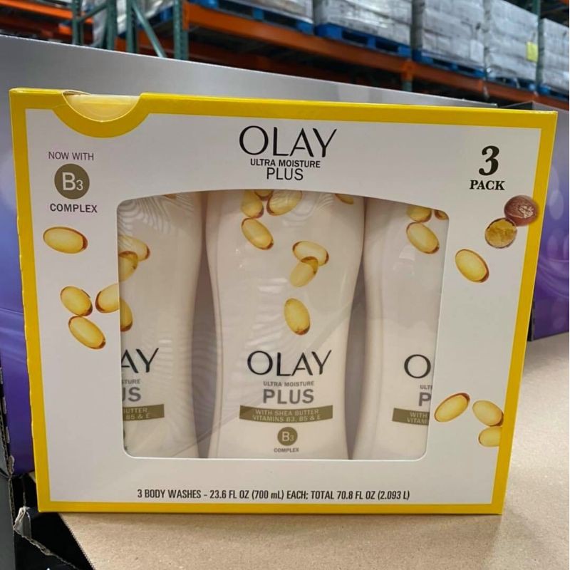 Ultra moisture Plus + Gold Olay Shower Gel (New Model 2021) Shopee