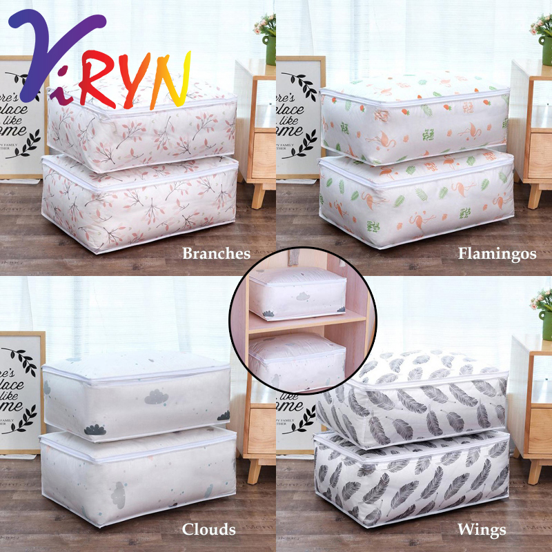 ViRYN 1pc Large Capacity Space Saving Storage Organizer Blanket Bag