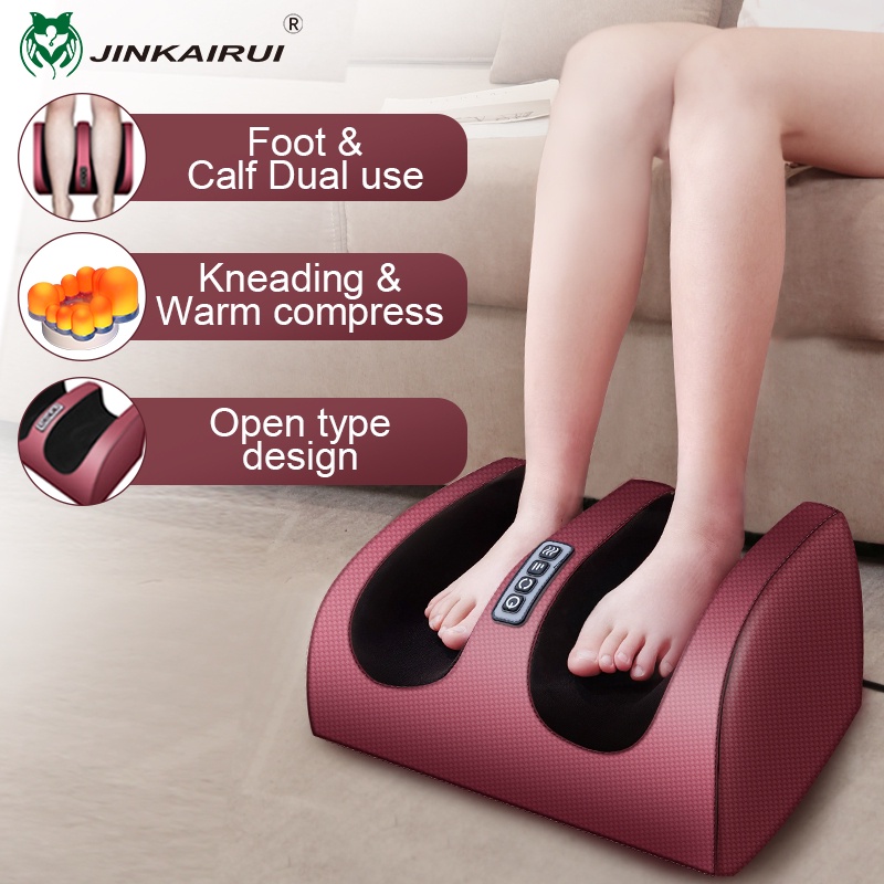 Jinkairui Foot Massager Electric Calf Massage Machine Shiatsu therapy