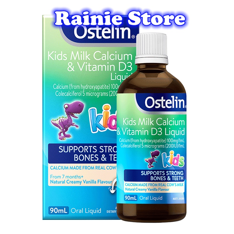 Ostelin Kids Milk Calcium & Vitamin D3 Liquid ( 90ml ) Shopee Malaysia
