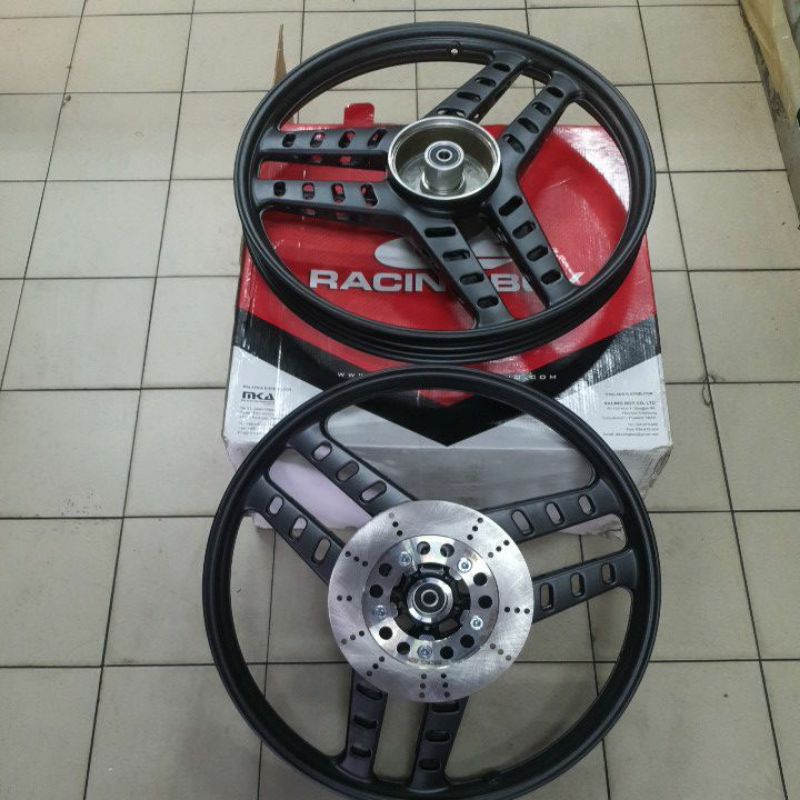 SPORT RIM RCB MBX 366 (AR80) FRONT 140X18 / REAR 140X18 (BK) Shopee