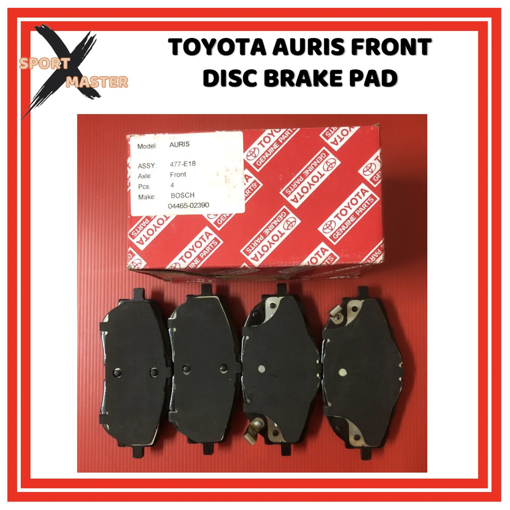 TOYOTA AURIS FRONT DISC BRAKE PAD (0446502390) Shopee Malaysia