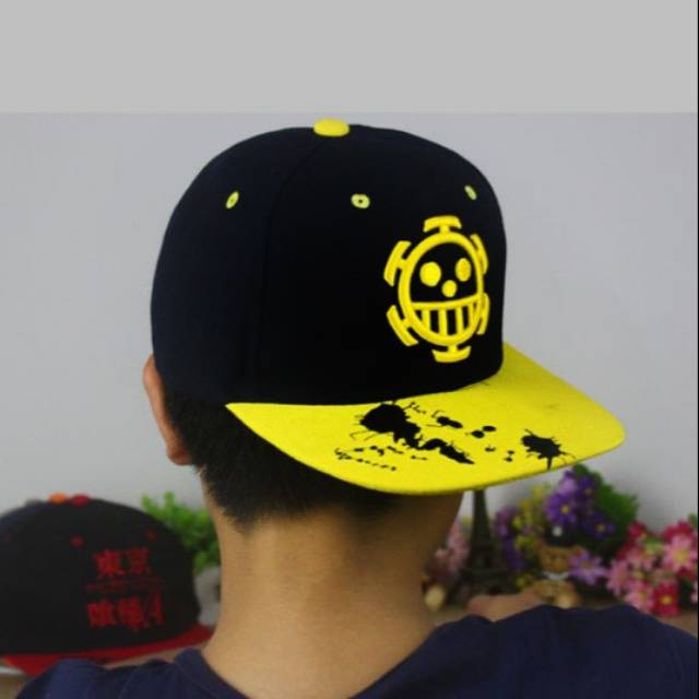 Law Hat Snapback Hat one piece Trafalgar law Anime luffy ace sabo Hat
