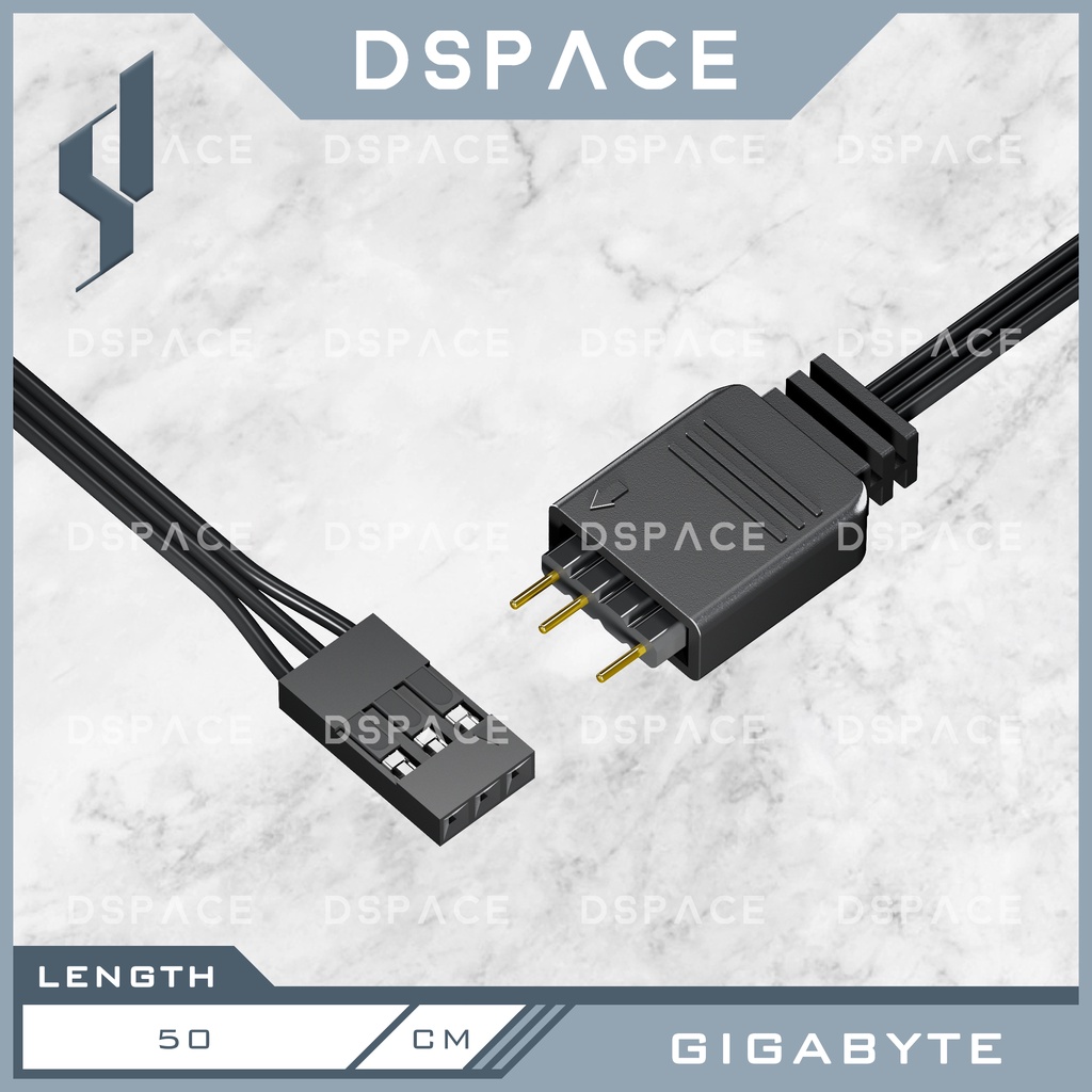 GIGABYTE 5V 3PIN VDG to ARGB 3p Adapter Cable for Old Gigabyte