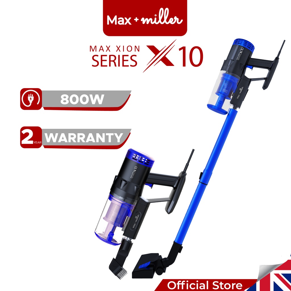MAX + Miller Vacuum Cleaner 800W MAX XION Series X10 Handheld Vacuum