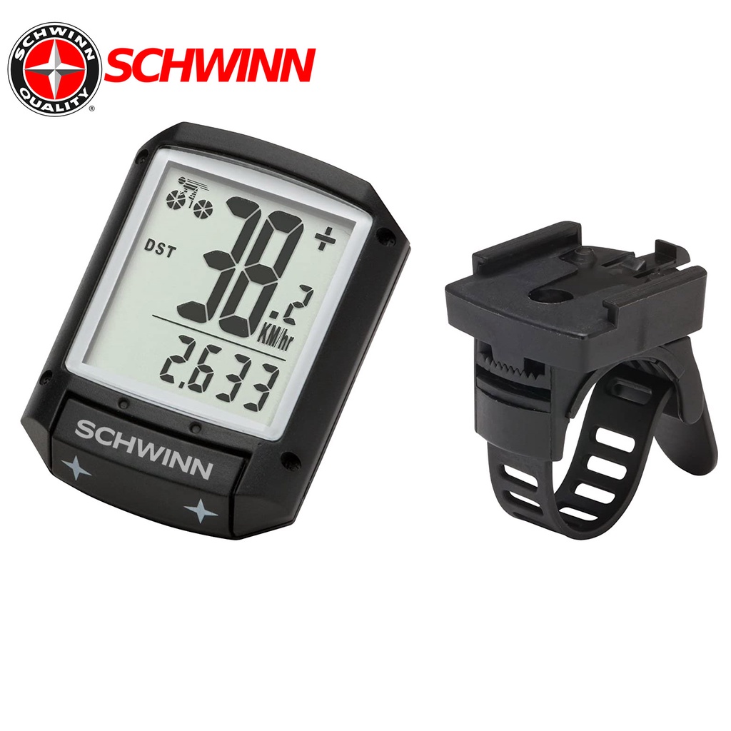 Schwinn Bicycle Computer Cycling Performance Computer Speed meter Wired Meter Odometer 12