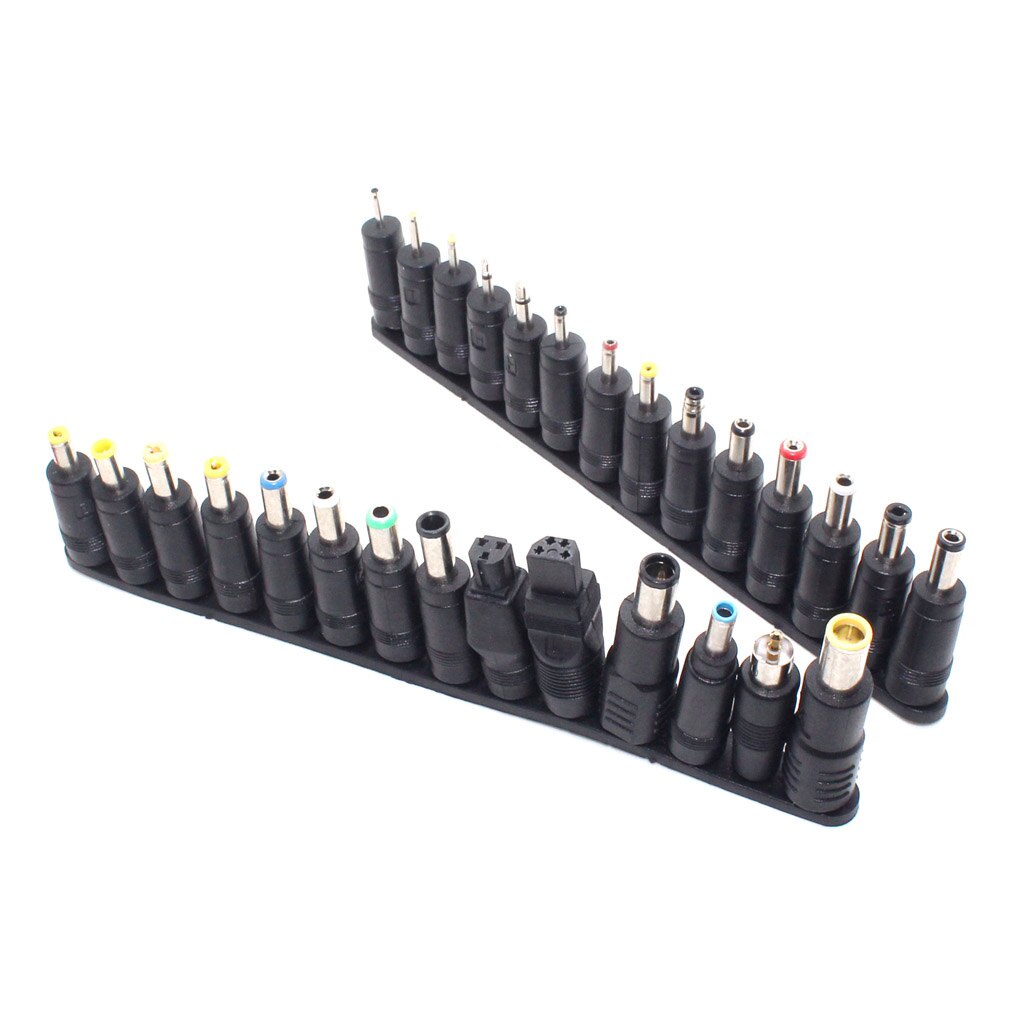 1Set Universal 28pcs DC Power 5.5x2.1mm AC DC Jack Charger to 28 Plug