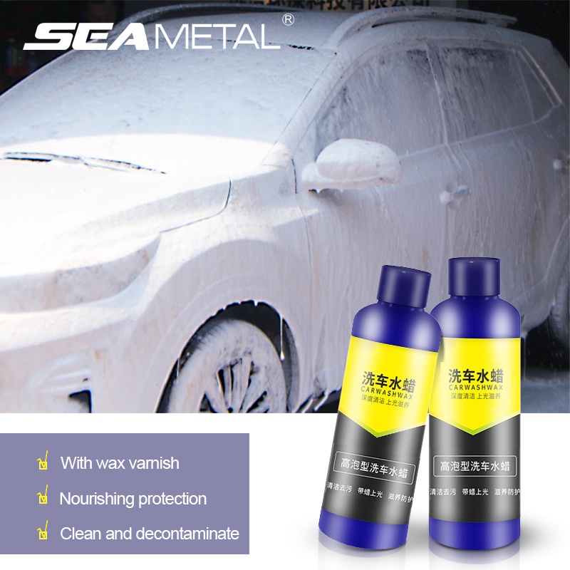 Water Wax Car Coating Agent Wash Wax High Foam Polish Wax Deep Cleaning