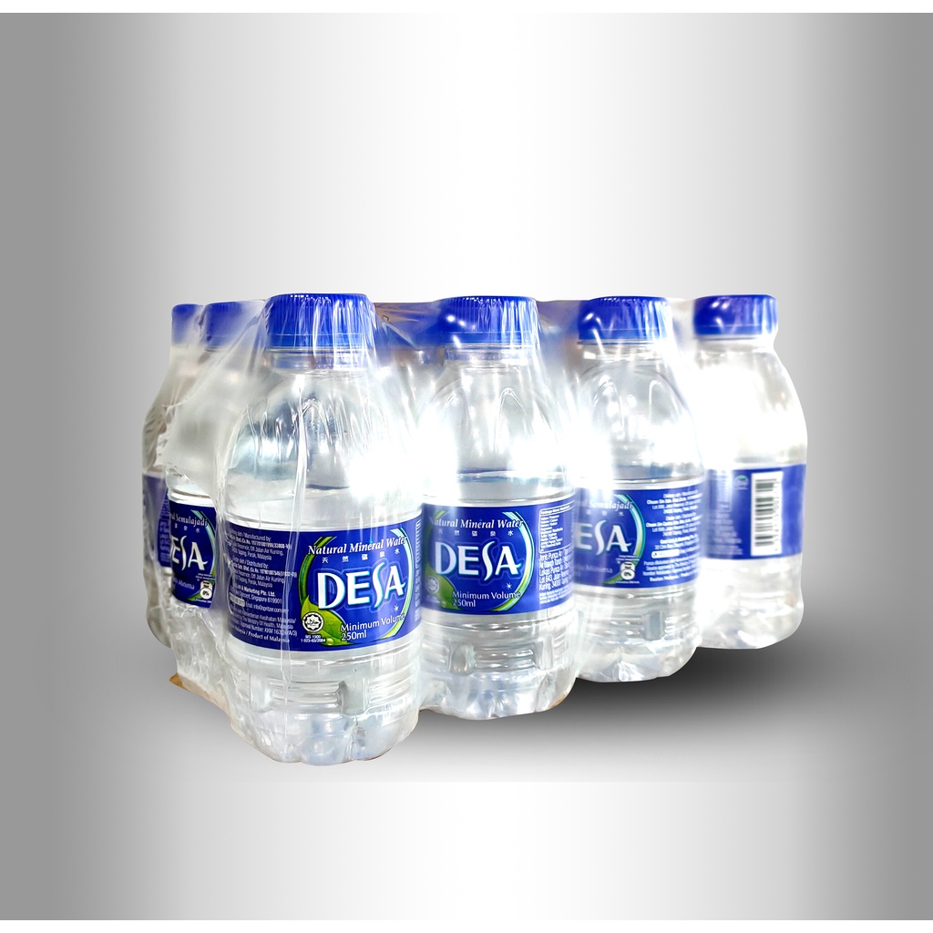 DESA Mineral Water (250ml x 12 Bottles x 2 Packs (24 Bottle) maximum 4