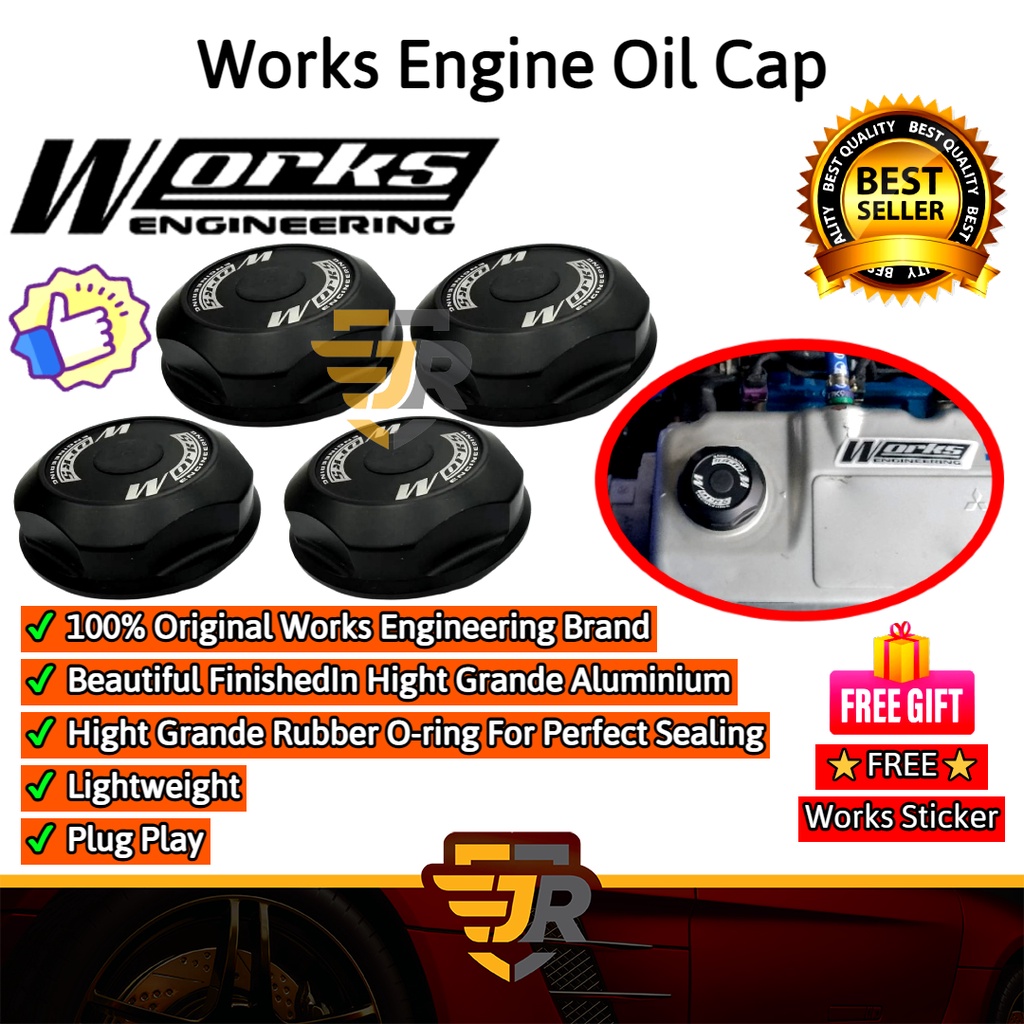Works Engineering Toyota Perodua Honda Campro Nissan Engine Oil Cap