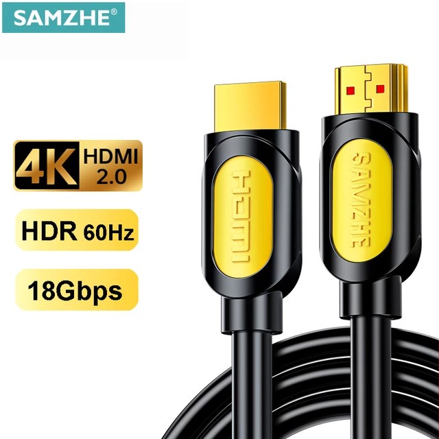 SAMZHE HDMI Cable 4K 2.0 Cable for Apple TV PS4 Splitter Switch Box