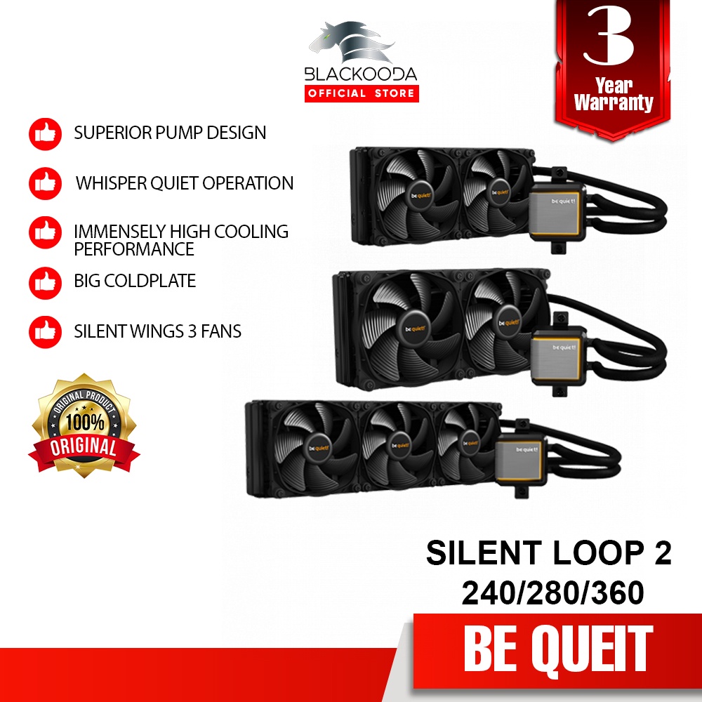 be quiet! Silent Loop 2 ARGB AIO Liquid CPU Cooler Silent Loop 2 240mm Silent Loop 2 280mm