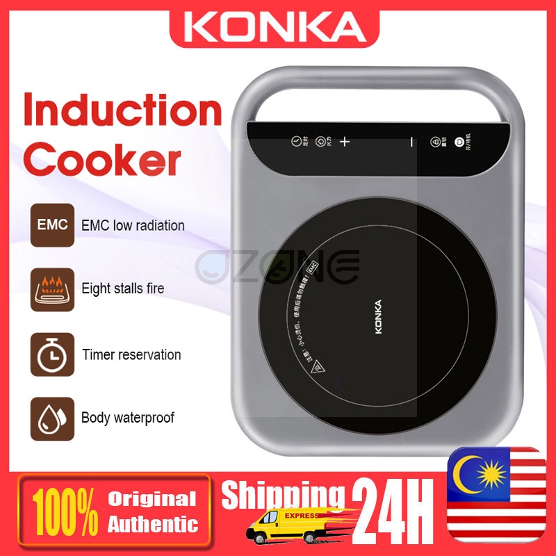 KONKA Induction Cooker 电磁炉 Double Coil 2100W Smart Induction Cooker Ultra Slim Portable