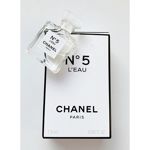 Original Perfume Chanel No 5 L'eau Edt 1.5ml Miniature Shopee Malaysia
