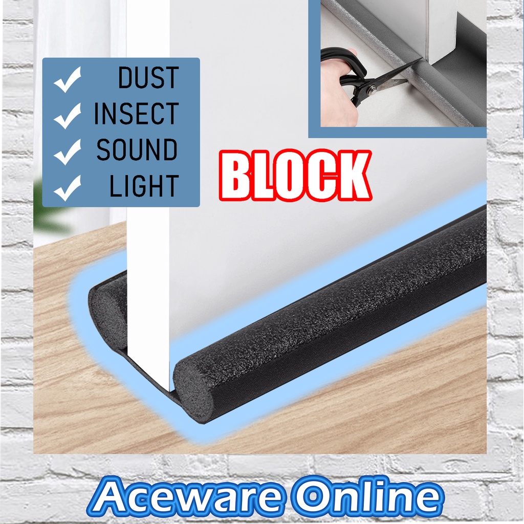 95CM X 25MM HIGH QUALITY FLEXIBLE DOOR BOTTOM SEALING TWIN DRAFT DODGER