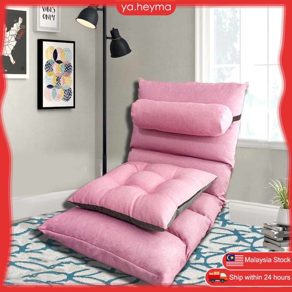 【Malaysia Stock】Lazy sofa sofa bed single sofa Chair Single Folding Bed