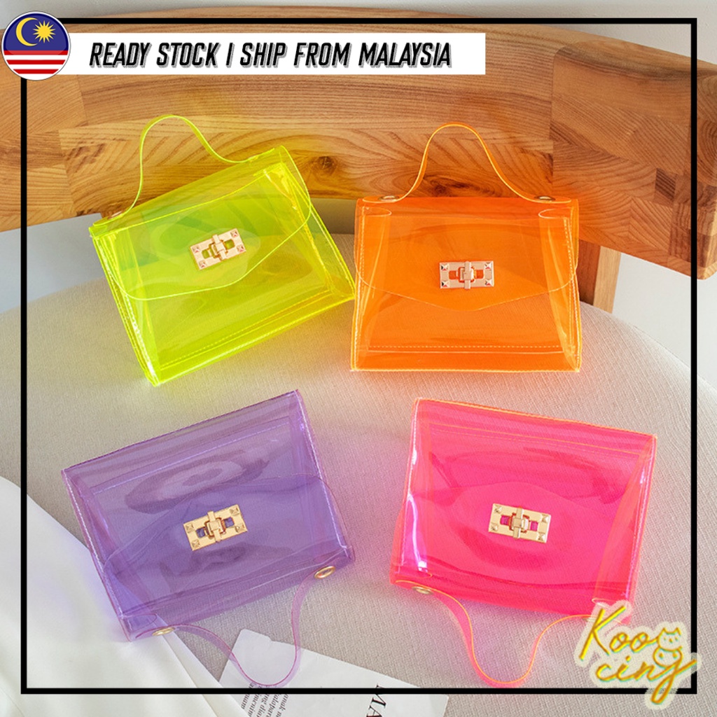 🇲🇾 READY STOCK Koocing Female Girl Mini Shoulder Sling Bag Colourful