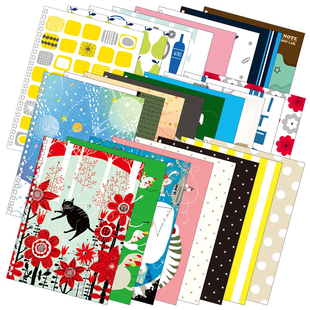 LIHIT LAB. Personalized Cover A5 Refillable Notebook N1774 Shopee