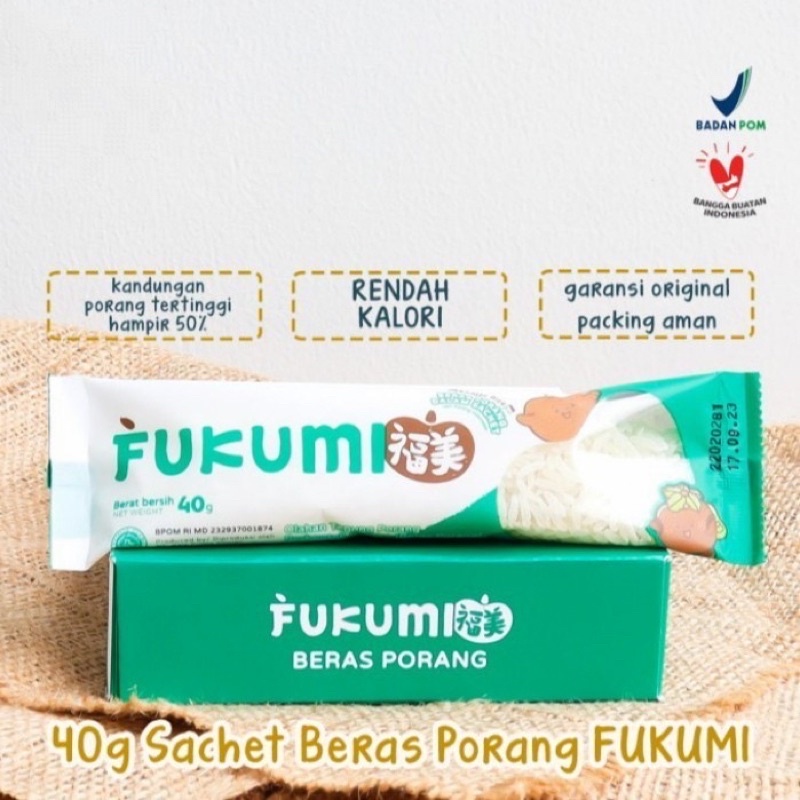 Fukumi Rice Ladle Sachet No Need To Be Washed Just Pour Hot Water