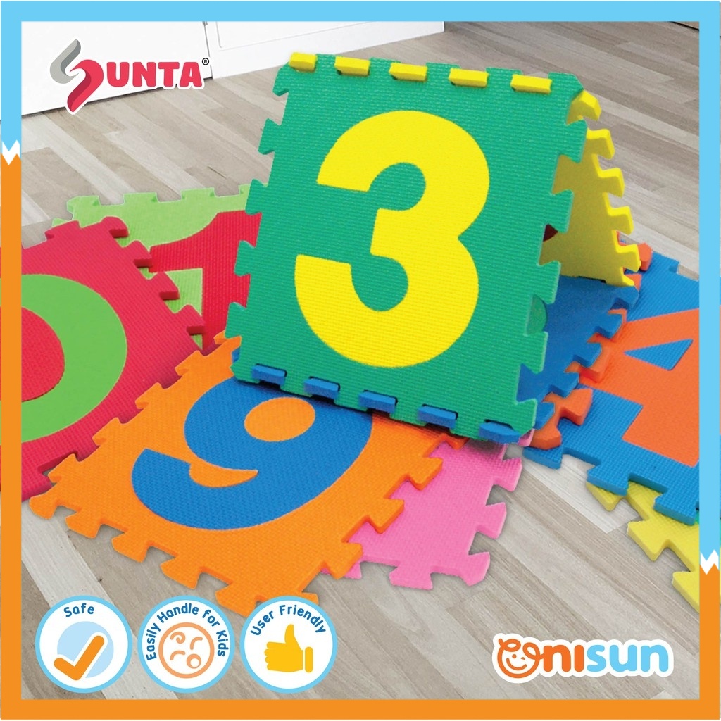 Sunta EVA Foam Numbers Puzzle Mat (09) 32cm x 32cm Educational