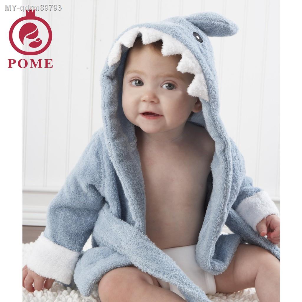 【New Sale】 Pome Baby Bathrobe Sleepwear Robe 5 Design Animal Style Cute