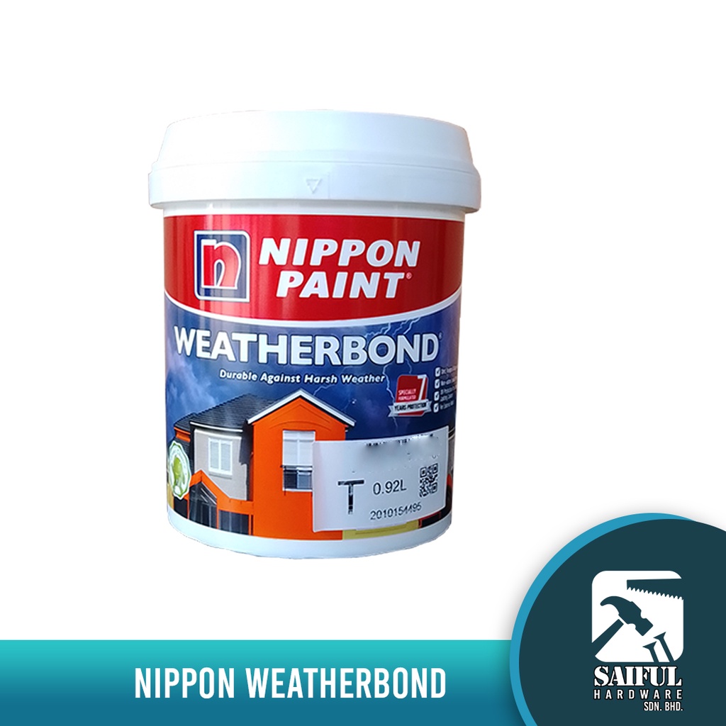 NIPPON PAINT WEATHERBOND (1 LITRE) Shopee Malaysia