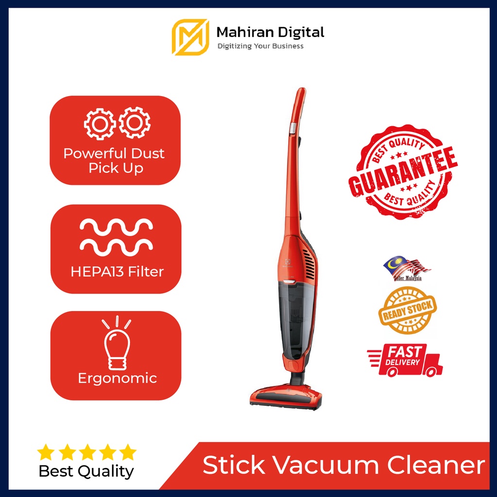 Stick Vacuum Electrolux EDYL35OR Penyedut Habuk Serbaguna Shopee